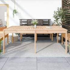 Legno Tavoli da Pranzo da Esterno vidaXL Tavolo Da Giardino 203,5 x 100 x 76 cm In Legno Massello Di Pino