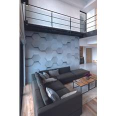 Tapeter Origin Murals Metal Hexagons Wall Mural