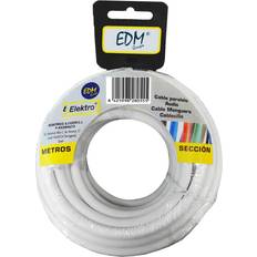 White Electrical Cables Edm Carrete paralelo 2x0,75mm blanco 20mts audio