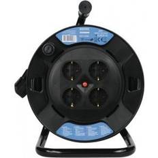 NQ Stikdåser & Forlængerledninger NQ Power Kabeltromle Safety Plug, H05vv-f 3x1,5mm, 25m Kabel