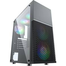 Computer Cases AVP X7 Mesh RGB Mid Tower Case with Fans