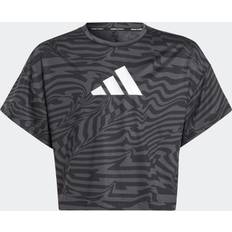 Print tshirt adidas AEROREADY Print Tshirt Barn Grå Grå