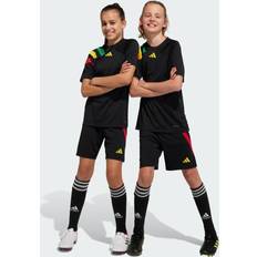 Geel Broeken Adidas Fortore 23 Short - Black/Team Collegiate Red/Team Yellow/Team Green