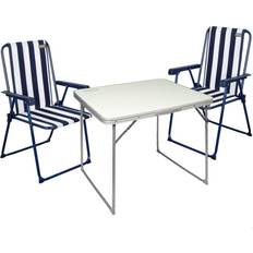 Hvid Campingborde Aktive Conjunto de muebles Boris (3 pzs. Blanco, Azul)