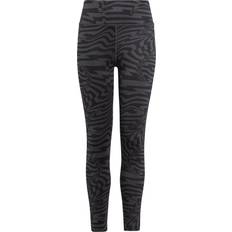 Spandex Barneklær Adidas AEROREADY Allover Print Optime 7/8 High-Rise Pocket Leggings 14-15Y