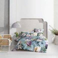 Linen - Purple Duvet Covers Linen House Lena King Duvet Cover White, Blue, Purple, Silver