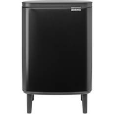 Brabantia Bo Abfalleimer hoch 12 Mattschwarz