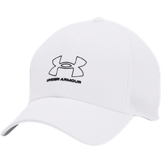 Under Armour Elastano/Lycra/Spandex Gorras Under Armour Men's Iso-Chill Driver Mesh Cap - White/Black