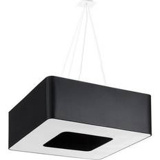 Lámparas de techo Sollux Urano 80 Hängelampe Schwarz 8x E27 Dimmbar 80x80x112 cm Lámpara Colgante