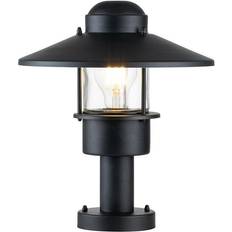 Lampade da cancello Elstead Lighting Klampenborg 1-Light Pedestal - Black Lampada da cancello