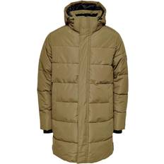 Only & Sons Herre Frakker Only & Sons Carl Long Coat - Kangaroo