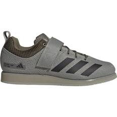 Green - Unisex Gym & Training Shoes Adidas Powerlift 5 Weightlifting - Silver Pebble/Core Black/Olive Strata