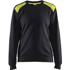 Blåkläder Women's Sweatshirt - Black/Warning Yellow