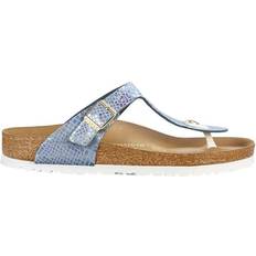 Birkenstock Kid's Gizeh - Shiny Snake Sky