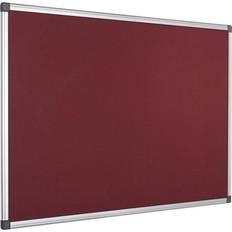 Red Bulletin Boards Bi-Office Maya Felt Board 1800x1200mm 180x120cm