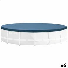 Intex pool 366 cm Intex Swimmingpool Cover 28031 METAL FRAME 366 x 25 x 366 cm