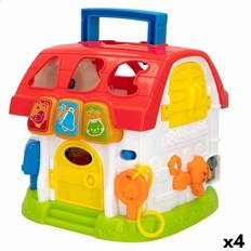 Classificatori di Forme Winfun Baby legetøj Hus 18 x 22 x 18 cm 4 enheder