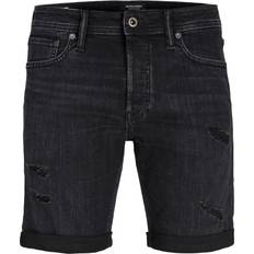 Jack & Jones Rick Regular Fit Denim Shorts - Black Denim