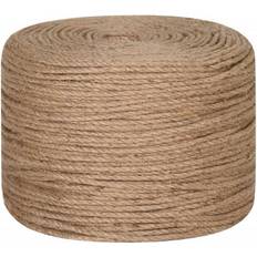 Fils et Fournitures de Couture vidaXL Jute Rope 50 m Long 6 mm Thick n/a