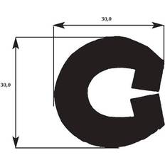 Fenderliste Fenderliste 30x30mm