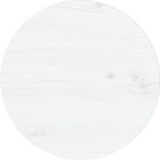 vidaXL Weiß Ø30 x 2.5 cm Tischplatte 30cm