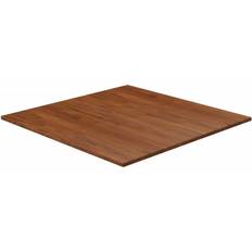 Teca Encimeras vidaXL Tablero De Mesa Cuadrada Madera 80 x 80 x 1.5 cm Encimera