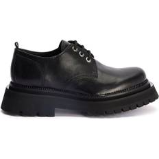 36 - Unisex Derby AMI Alexandre Mattiussi Black Round Toe Derbys BLACK/001 IT