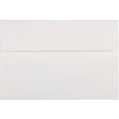 Jam Paper A8 Strathmore Invitation Envelopes 5 1/2 x 8 1/8 Bright White Wove 50/Pack