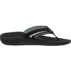 Thong - Women Slippers Reef Slap 3 - Black/Aqua