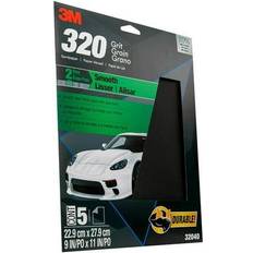 3M Wetordry Sandpaper 32040 320 Grit 9 Inch x 11 Inch 5 Pcs