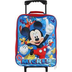 Blue Children's Luggage Disney Kids Mouse Rolling Carry-on Luggage