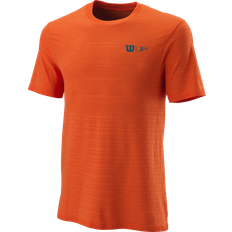 Wilson Men's Bela Seamless Crew III T-shirt - Orange