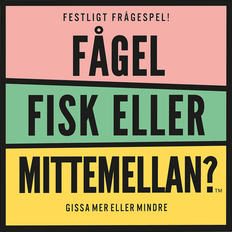 Frågesport & Trivia - Kortspel Sällskapsspel Kylskåpspoesi Fågel Fisk Eller Mittemellan