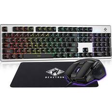 Keyboards Beastron RGB Backlit Mouse Pad Combo