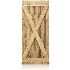 Calhome CALHOME Series Pre Assembled Stained Sliding Door (x)