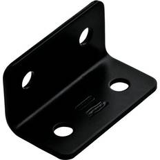 Black Fasteners National Hardware 1.6 H X 3 W X 0.125 D Black Carbon Steel Inside/Outside Corner Brace