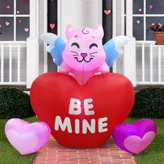 Blue Inflatable Decorations Joyin 6FT Tall Large Kitty Angel Inflatable Decoration