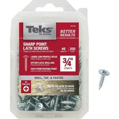 TEK no. 8 l phillips truss head lath screws 200 pk