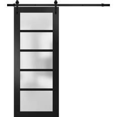 SartoDoors Sturdy Barn Sliding Door Clear Glass L (x)