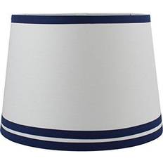 Urbanest Urbanest White with Double Trim French Drum 10-inch Shade