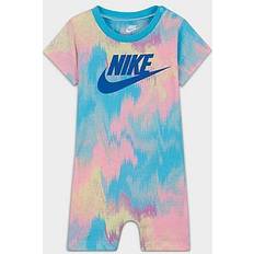 Babies Playsuits Children's Clothing Nike Girls' Infant Club Printed Romper Ocean Bliss Mo