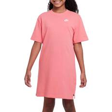 XL Kjoler Børnetøj Nike Girls' T-Shirt Dress Junior, Sea Coral/White 13-15Y
