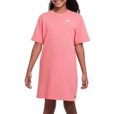 Kjoler Nike Older Girls Sportswear T-shirt Dress, Pink, Xl=13-15 Years, Women