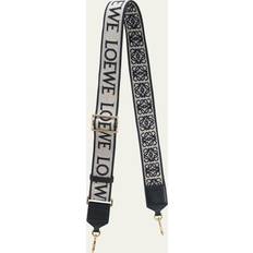 Loewe Handväskor Loewe Natural/tan Anagram Logo-print Cotton-blend bag Strap