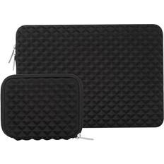 MOSISO Laptop Sleeve, Shock Resistant 13-13.3" MacBook Pro/Air, Small Case, Black