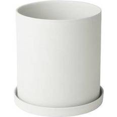 Porcelæn Krukker Blomus Nona Urtepotte H13.5 cm Hvid Krukke