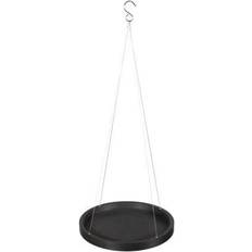 Planters Accessories Ecopots Indoor/Outdoor Round Recycled Modern Hanging Saucer Dark 14