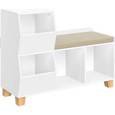 Storage Benches RiverRidge Home Kids Catch All Multi Cubby Storage BenchÂ White