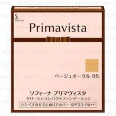 Sofina Primavista Creamy Compact Foundation SPF 33 PA Beige Ocher 05 Refill 10g