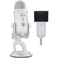 Blue Microphones Yeti USB White Mist with Knox Gear Pop Filter